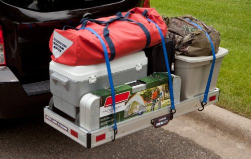 Tricam ACC-1F Hitch Mounted Aluminum Cargo Carrier, 500-Pound Capacity, 50-Inch by 20-Inch Platform - Thumbnail 6