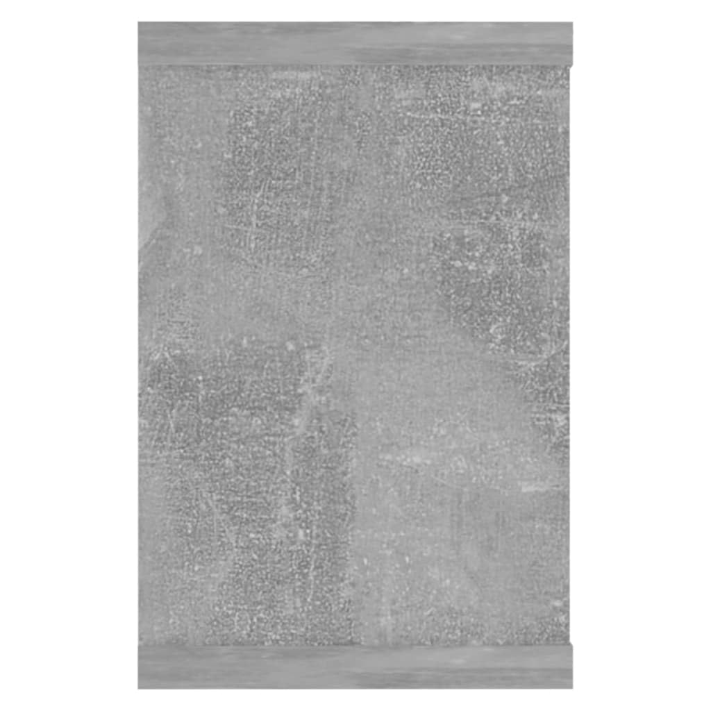 vidaXL Étagères Murales Cube 6 pcs, Supports Suspendus, Tablettes Flottantes, Meubles de Salon Salle de Séjour, Gris Béton Bois d'Ingénierie
