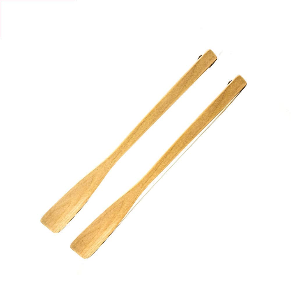Akcesoria do obuwia odpowiednie dla mężczyzn i kobiet, solidne drewniane buty, buty, przenośne, łatwe w noszeniu, buty do zdejmowania (40 cm) Przenośny łyżka do butów (kolor: wielokolorowy, rozmiar: