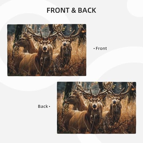 Set de table lin double couche haut de gamme d'une excellente tenue thermique 45x30cm - 4