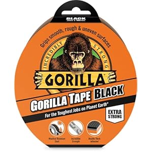 Gorilla Tape Zwart 32m