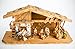 Produktbild Holz und Gartentrends Weihnachtskrippe Krippe Krippenstall Weihnachten Weihnachtskrippen Tischkrippen Krippenfiguren (Weihnachtskrippe W01+ 9cm Figuren)