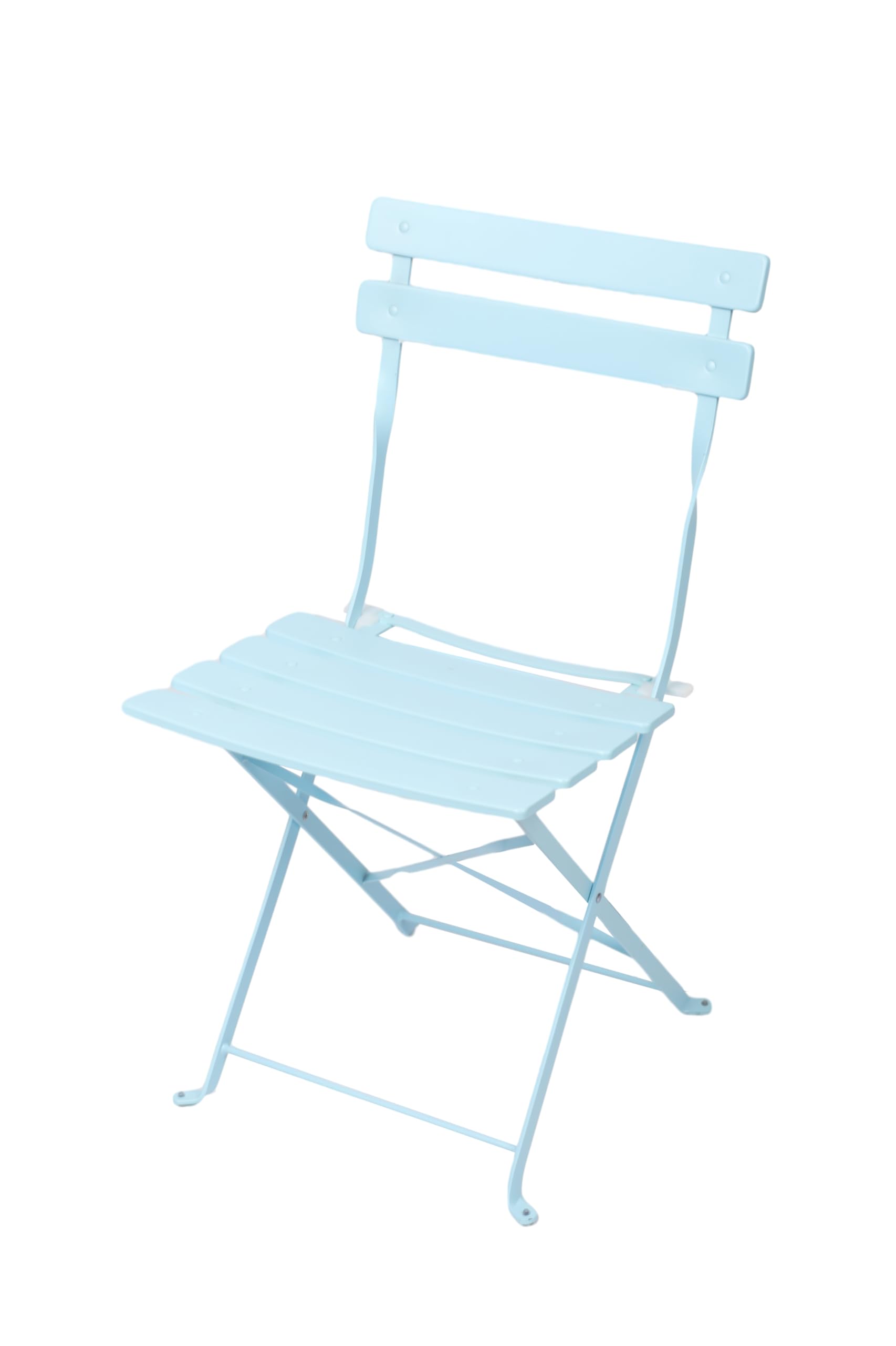 Albatros Bistro Set 3 piezas Azul – Mesa con 2 sillas plegables – Metal resistente – Diseño moderno para balcón o jardín