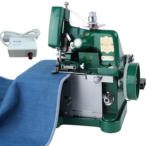 DHMYDPDZ Máquina Overlock Industrial, Remalladora con Marco Metálico Resistente, 3000 Puntadas por Minuto, Capacidad 3 Puntadas, para Coser Dobladillos y Telas Resistentes DHMYDPDZ Máquina Overlock Industrial, Remalladora con Marco Metálico Resistente, 3000 Puntadas por Minuto, Capacidad 3 Puntadas, para Coser Dobladillos y Telas Resistentes