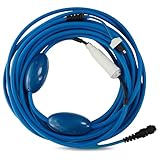 Gearwiz 60ft Blue Cable Only Compatible with Dolphin Pool Robot Nautilus CC Plus [Non WiFi], M200, 9995862, Includes 2 Big Floats and Swivel for Tangle-Free Operation (Updated Version)