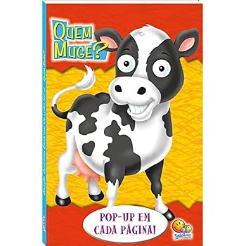 Hardcover Olhinhos espertos! Um livro pop-up: quem muge? [Portuguese_Brazilian] Book