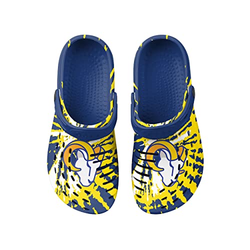 Image of FOCO Mens NFL Team Logo Tie-dye Garden Water Sandals Shoes Slipper Clogs with Strap