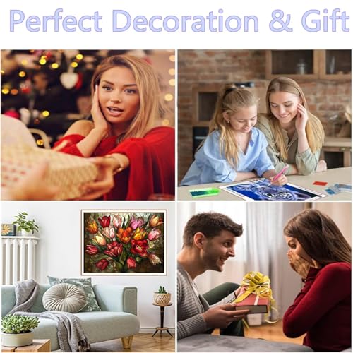Kit Complet Broderie Diamant Fleur 5D à Offrir ou pour Soi - 7