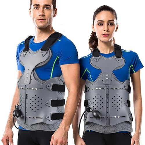 Vexorium Ortesis espinal Fija toracolumbar Inflable, Ligera y Ajustable, para cifosis, osteoporosis, escoliosis Leve y Soporte posoperatorio para Joroba.