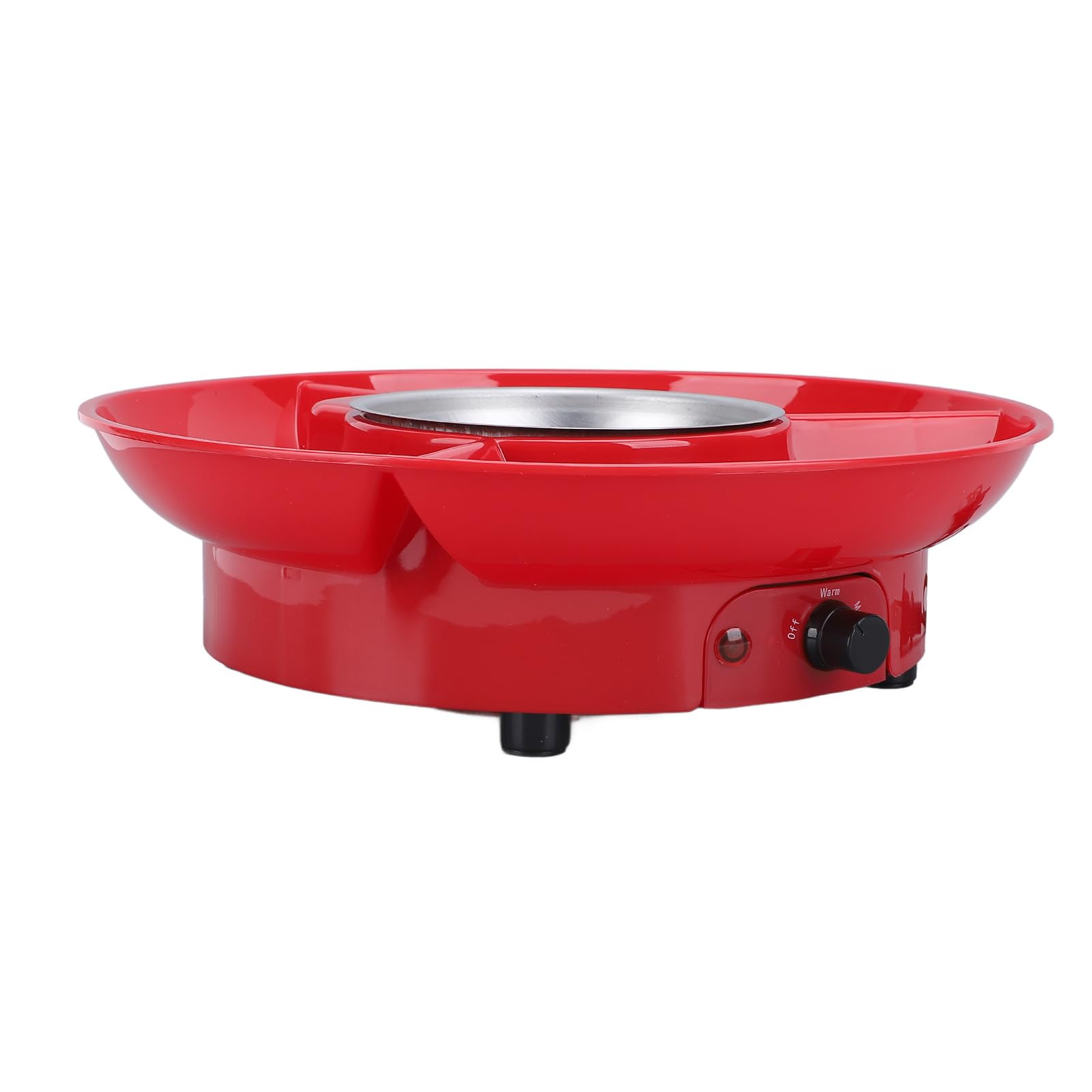 Ensemble de Luxe pour Appareil à Fondue électrique, Plateau de Service Amovible pour Chocolat et Fromage avec Fourchettes à Tremper, Ensemble de Fondue au Fromage, (Prise UE 220V)