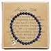 70th Birthday Gifts for Women Turning 70 - Bead Bracelet with Message Card & Gift Box - Seventieth