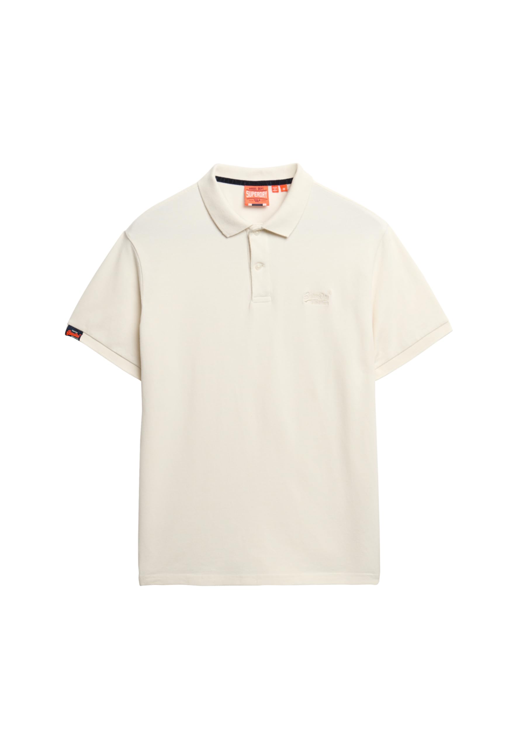 Superdry Men' White Short Sleeve Polo Shirt in Size S, Sports Direct