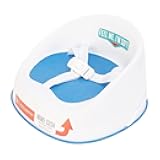 Baby Booster Squish Seat for Dining Table, Soft Seat with 3-Point Harness and Dual-Strap System for Toddler