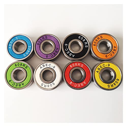608 ABEC-9 roulements de planche à roulettes en acier 8x22x7mm pour longboard x16
