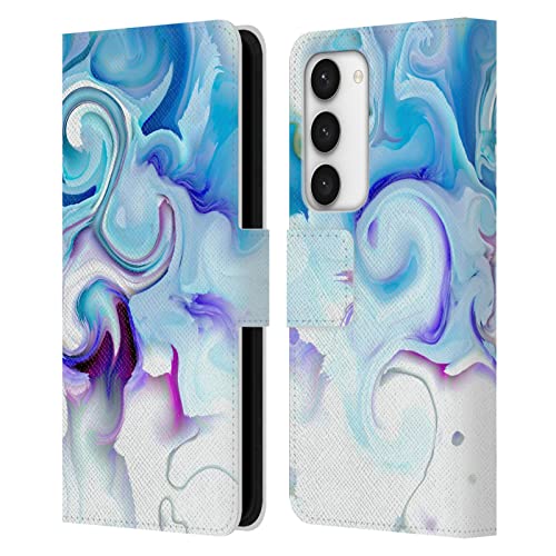 Étui portefeuille Samsung S23 5G en cuir avec fentes pour cartes