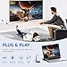 AIMIBO Wireless HDMI Transmitter and 3 Receivers, 165FT(50M) Plug & Play HDMI Wireless Multiple TVs Extender with App Mirror, 5.8G @60Hz for Streaming from Laptop, Camera, TV Box, Neflix to Displays