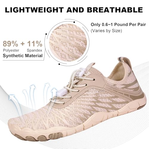 Hike Barefoot Shoes for Women Men Non-Slip Breathable Walking Shoes Wide Toe Box Comfortable Athletic Footwear2