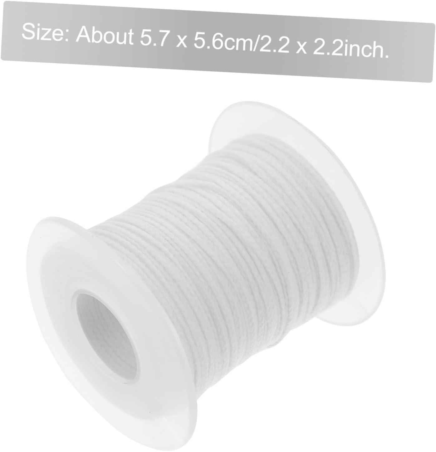 Artibetter 1Roll Feet Candle Wicks for Candle Making Braided Design for DIY Pillars Tapers Pre Waxed Total for Custom Candle Projects