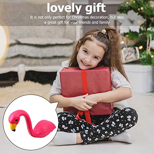 Hemoton 2 peças flamingo jardim estaca decoração de jardim jardim jardim estaca rosa flamingo escult