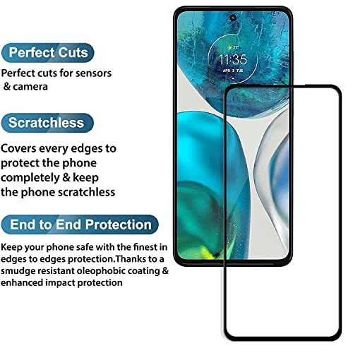 Image of STP FEEL Tempered Glass Screen Protector Compatible for Realme C55 / N55 / 60X (6.72 Inch, Pack of 1) | Edge to Edge Coverage and Easy Installation Kit
