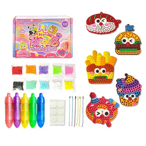 Kit de arte de puntos para niños y niñas ideal para crear divertidos llaveros en casa