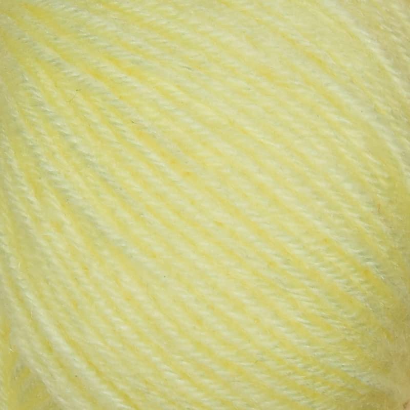 Image of M.G ENTERPRISE 100% Acrylic Wool Lemon 7 Pc Baby Wool 4 ply Wool Ball Hand Knitting Wool /Art Craft Soft Fingering Crochet Hook Yarn-JF Art-EH