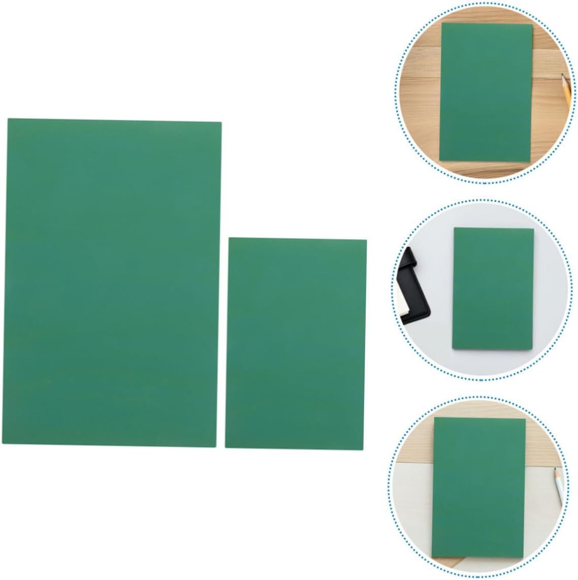 2pcs Engraving Mats for Portable PVC Printmaking Plates Lightweight Cutting Board for Beginners Crafting Tools for Printmaking and Engraving Activities