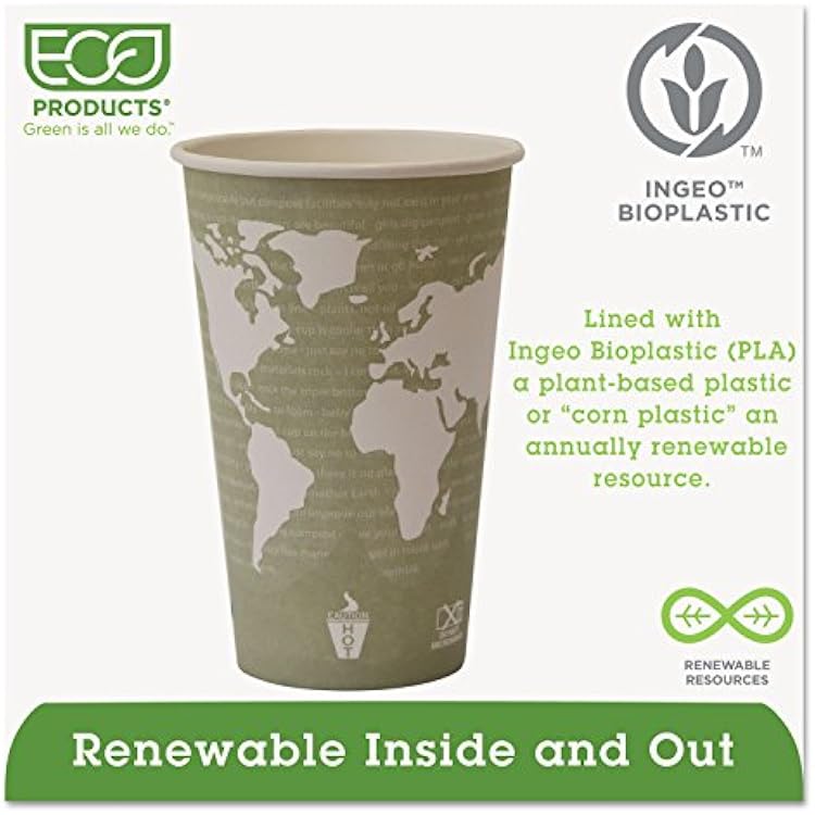 Eco-Products World Art Hot Beverage Cups, 16 Oz, Nepal | Ubuy
