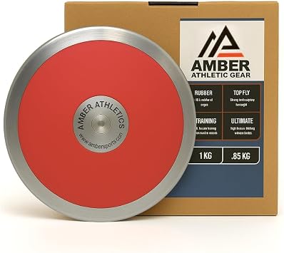 Amber Athletic Gear 70% Rim Weigh Discus Galvanized Steel Rim, Sturdy ABS Plates, Balanced Design