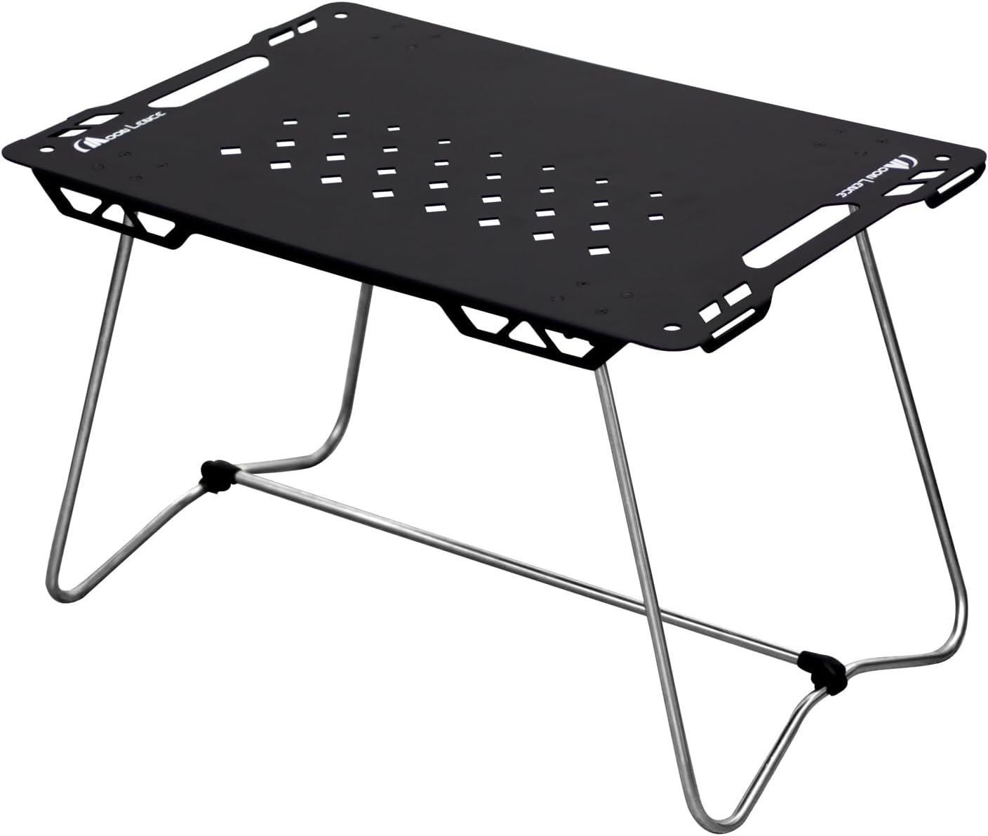 MOON LENCE Camping Table, Multi-Functional, IGT Aluminum Roll Table, Outdoor Activities, Hiking, BBQ, Foldable, Lightweight, Compact, Solo Camping, Infinite Expandable