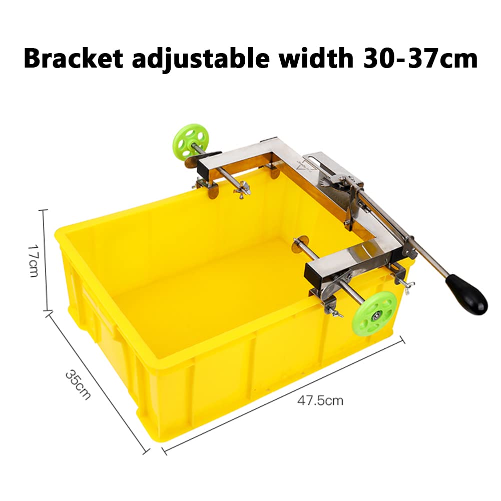 Fruit Shop Ananas-Peeling-Messer, automatische Drehschalenmaschine mit 4 Ersatzklingen Ananas-Hollower, professionelles Ananas-Peeling-Werkzeug