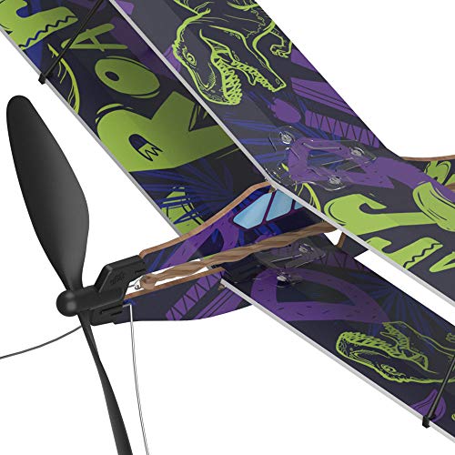 PLAYSTEM Rubber Band Aeroplane Biplane STEM Kit