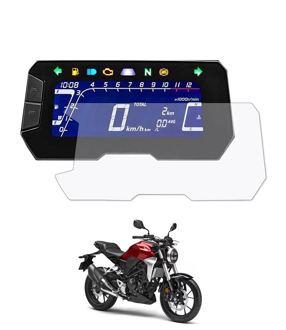 FriendZon Screen Protector Compatible with Honda CB 300R || Instrument Cluster Protector || Scratch Guard [Not A Tempered Glass]