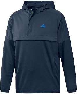 adidas Golf Mens Primeblue Quarter Zip Jacket - Black