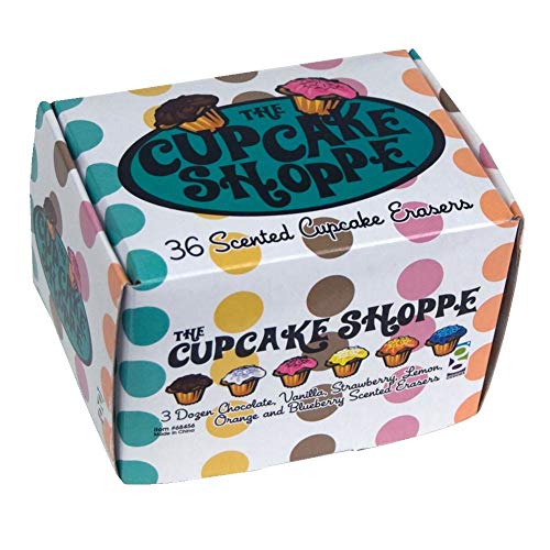 Raymond Geddes 3D Cupcake Shoppe Erasers (Pack of 36) - Thumbnail 4