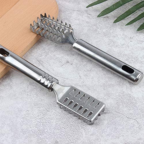 Escova de raspador de peixe de aço inoxidável Removedor de escama de peixe Escova de raspagem Escova