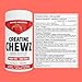 PVL Creatine Chewz – Sugar-Free Chewable Creatine Supplement for On-The-Go Use – 5g Creatine Monohydrate Per Day – Pre Workout & Muscle Recovery Support – 80 Tablets – Mixed Berry