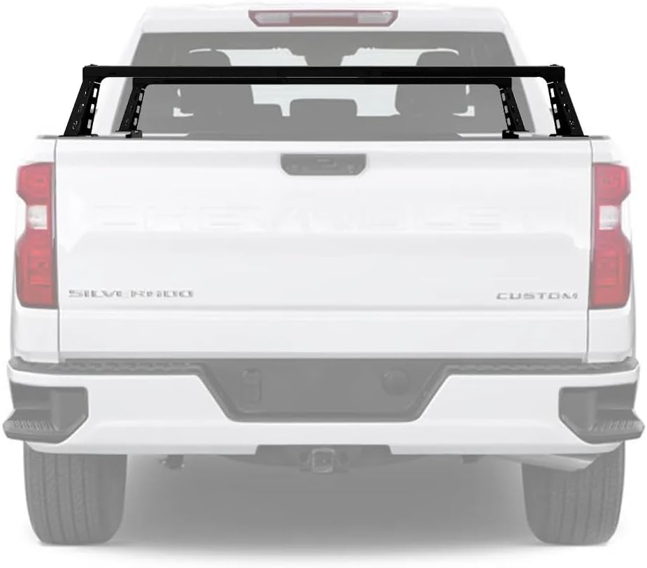 Universal Overland Truck Bed Cargo Rack, Heavy Duty Low Profile 10" Platform (Large)