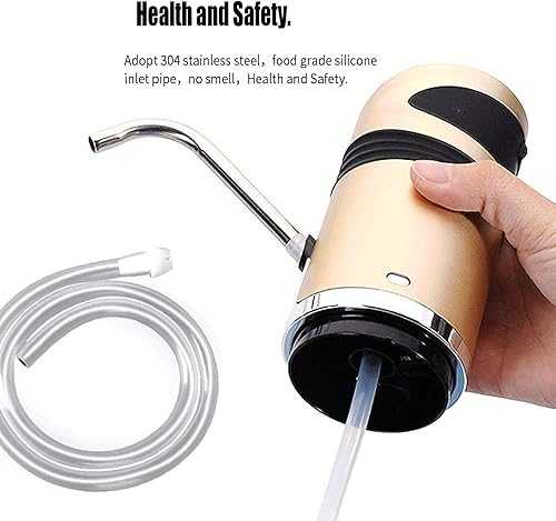 Miniatura 3 de Dispensador de agua eléctrico dispensador de agua eléctrico botella universal de 5 galones con carga USB y bloqueo para niños, dispensador de agua