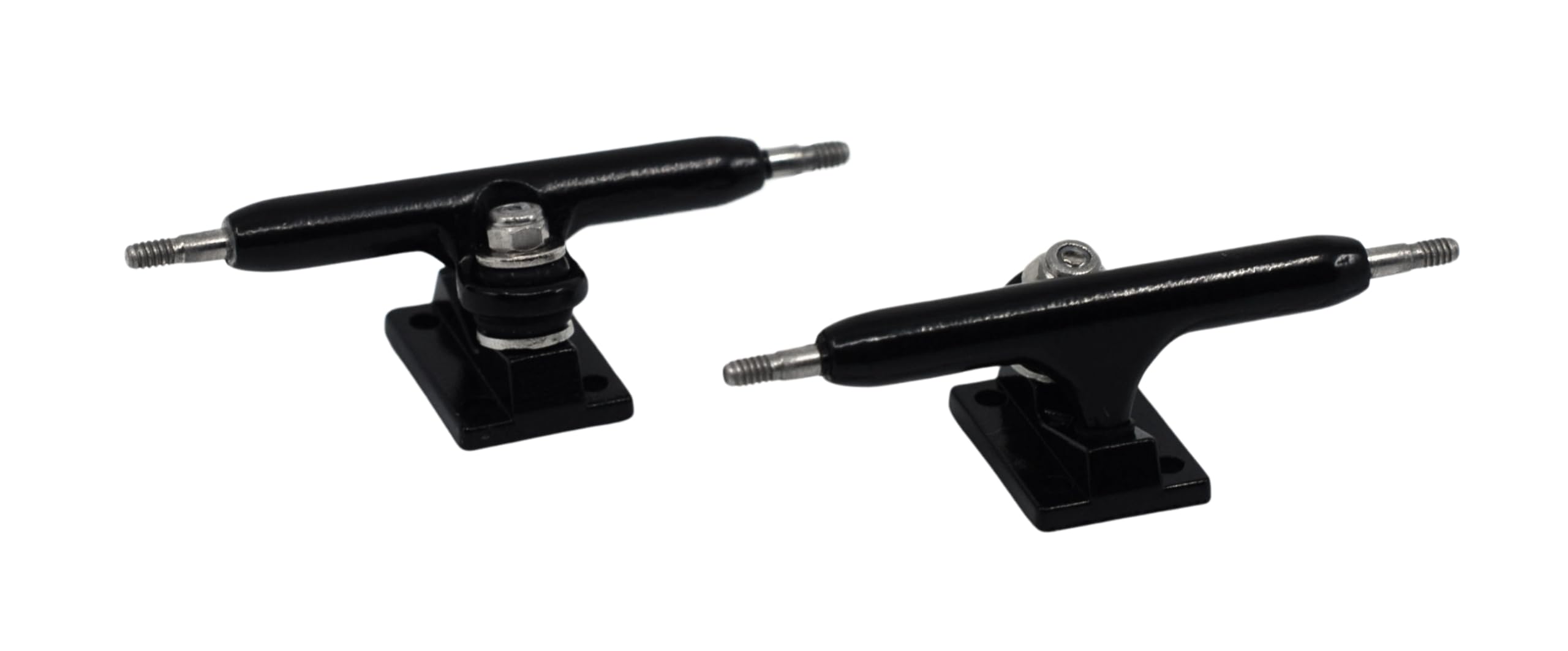 34mm Prodigy Gen2 Pro Fingerboard Trucks - Pro Style Base and Hanger with Custom Pivot Tuning and Pro Duro Bubble Bushings - Black Colorway