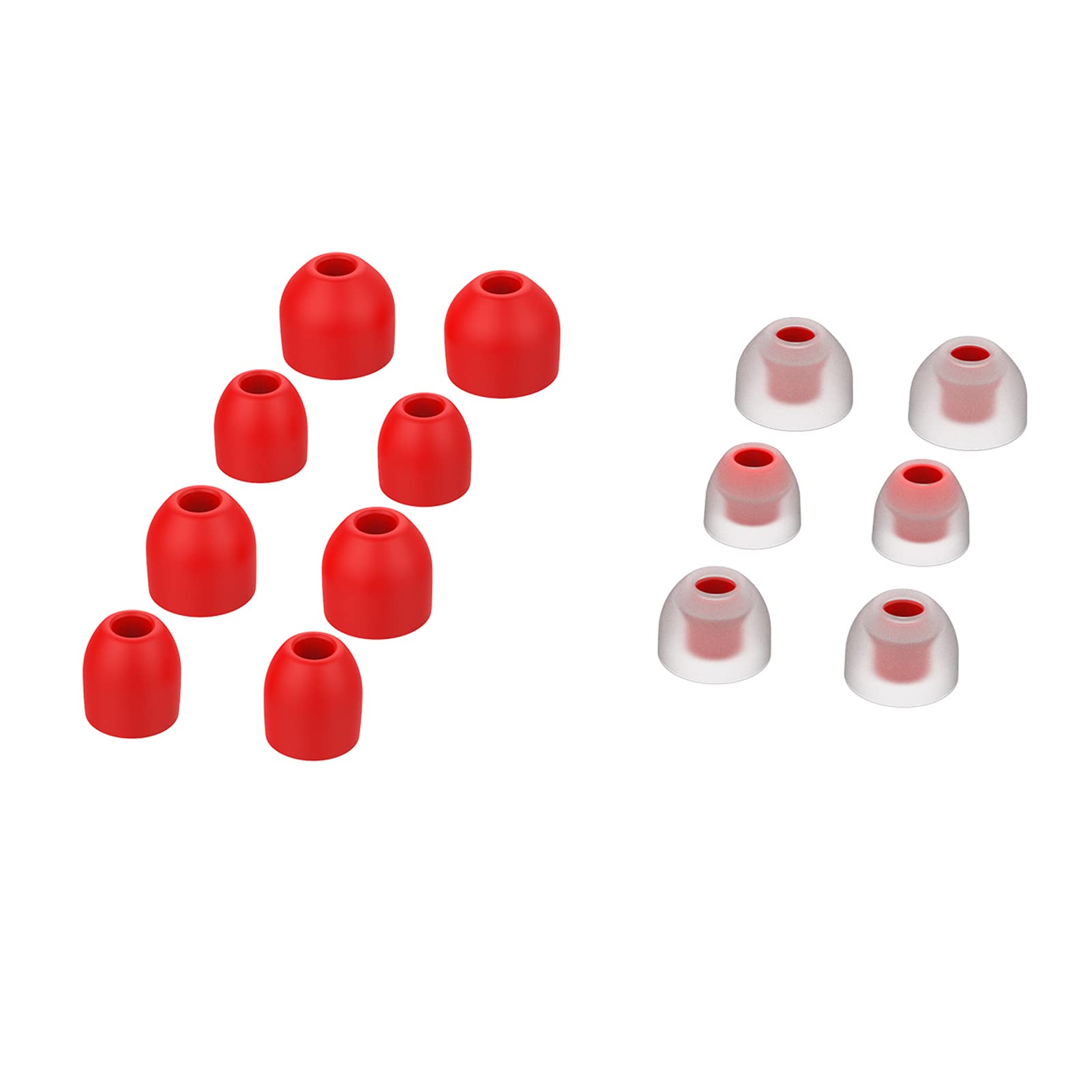 MOTONGfor Sony WF-1000XM3 Silicone Eartips Accessories, Silicone Protective Earphone Ear Tips Case Cover for Sony WF-1000XM3/Sony WF-1000XM4 (Red)