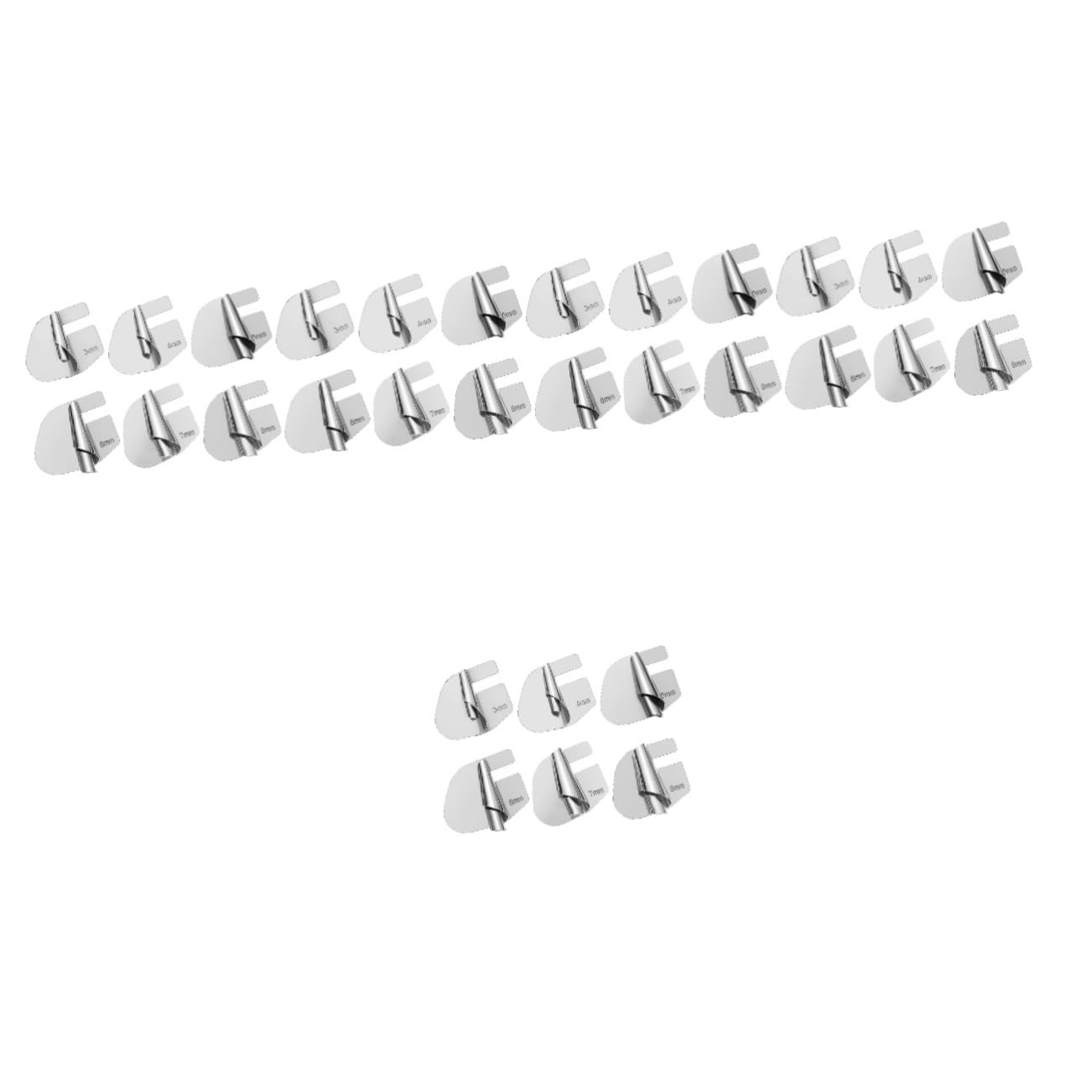 Pied pour ourlet en acier inoxydable pour des coutures régulières et fluides