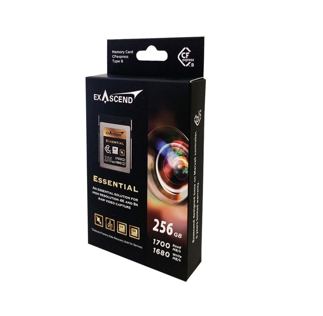 Amazon | Exascend 256G Essential CFexpressカードタイプB。読み取り