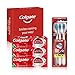Produktbild Colgate Zahnweiß-Set mit Colgate Max White Luminous Whitening Zahnpasta 3 x 75 ml und Colgate 360° Max White One 3er Pack Whitening Zahnbürste