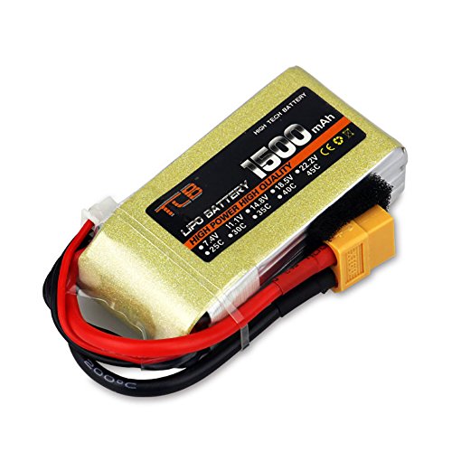 11.1V/3S 1500mAh 45C Lipo Battery XT60 plug