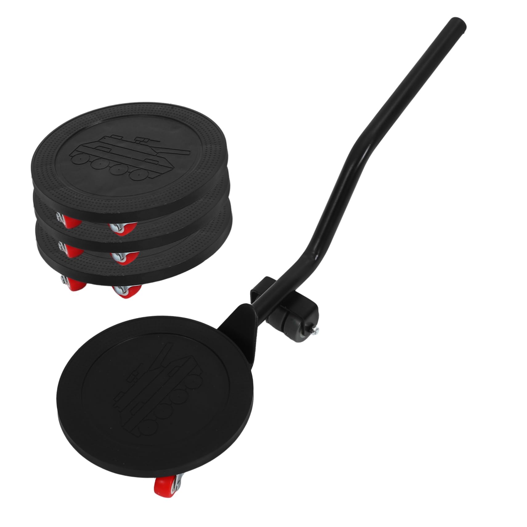 Veemoon Kit Sposta Mobili Pesanti Rotelle in Lega di Alluminio e Gomma, Versatile e Stabile, per Case e Magazzini, Set