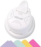 Corner Cutter, Kaluofan 2024 Upgraded 4 in 1 Corner Rounder Punch (Inside Rounded Corner+R4mm+R7mm+R10mm), Corner Punch, Punches for Crafts, DIY Projects, Photo, Card, Scrapbooking Making(White)