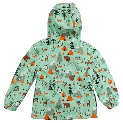 Image of Stephen Joseph, Boy Raincoat Waterproof Jacket Cotton Lined Hooded Outerwear for School Travel Sizes 2T-7 /8