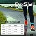 DexShell Waterproof Socks Hytherm Pro for Men & Women, Thermal for Hiking Trekking in Extreme Cold Weather, Thick Merino Wool Inners with Breathable PFOA-free Membrane, Unisex LG, ORG Stripe