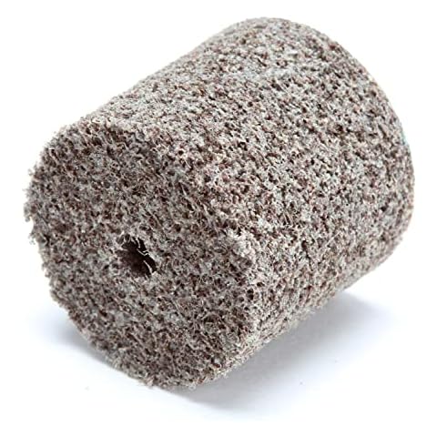 Scotch-Brite(TM) Cut and Polish Unitized Wheel, Aluminum Oxide, 1 Diameter x 1 Width, 5A Fine Grit, 35100 rpm, 3/16 Arbor (Pack of 50) Cover